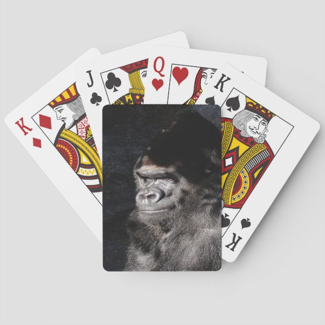Baraja De Cartas Gorila reflexivo (Reverso)