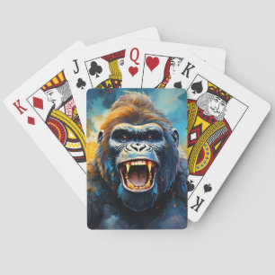 Baraja De Cartas Gorila sonriente