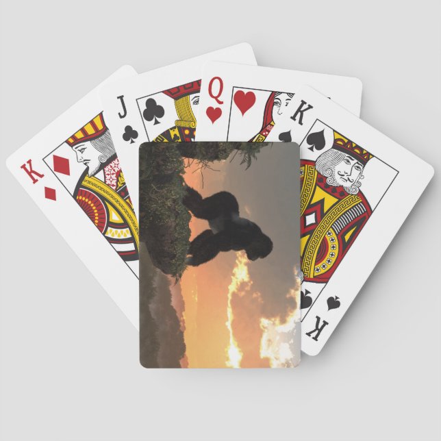 Baraja De Cartas Gorilla Sunset (Reverso)