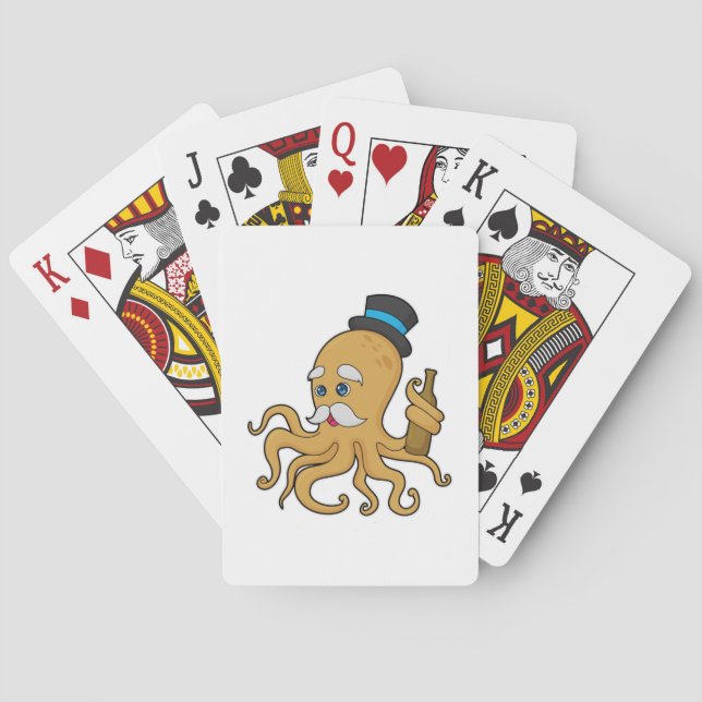 Baraja De Cartas Gorra Octopus Gentleman (Reverso)