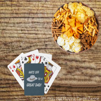 Baraja De Cartas Gorras Gorra fuera de gris