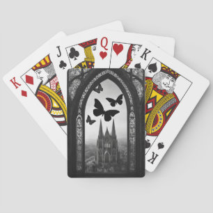 Baraja De Cartas Gótico Mariposa Negra
