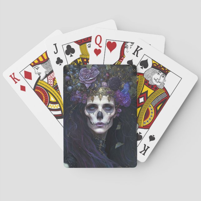 Baraja De Cartas Gótico Queen Fantasy Art (Reverso)