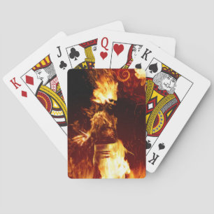 Baraja De Cartas Grabando la figura de Guay