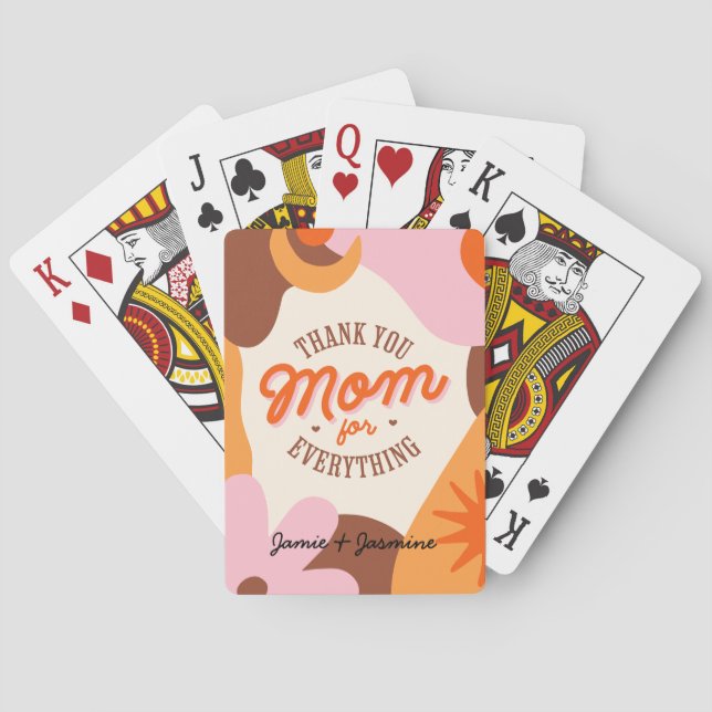 Baraja De Cartas "Gracias mamá por todo" (Reverso)