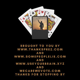 Baraja De Cartas Gracias Presidente Joe Biden