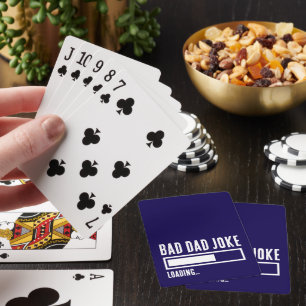 Baraja De Cartas Graciosa carga de Chiste de papá malo