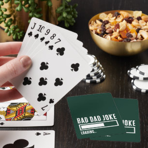 Baraja De Cartas Graciosa carga de Chiste de papá malo