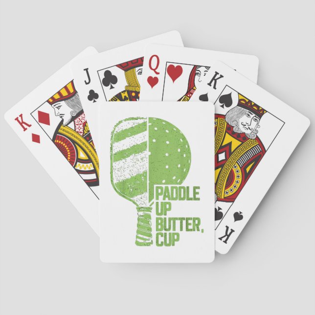 Baraja De Cartas Graciosa pelota de almendras con torta (Reverso)