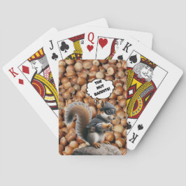 Baraja De Cartas Graciosas tarjetas de juego clásicas Squirrel