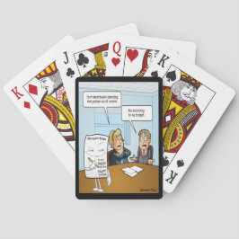 Baraja De Cartas Graciosas tarjetas de juego para presupuestos humi