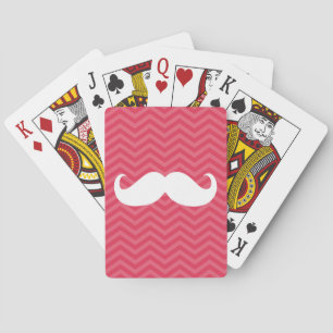 Baraja De Cartas Gracioso bigote blanco