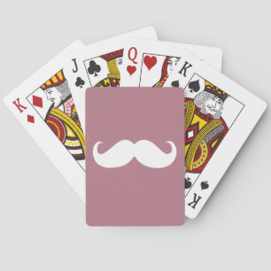 Baraja De Cartas Gracioso bigote blanco 2