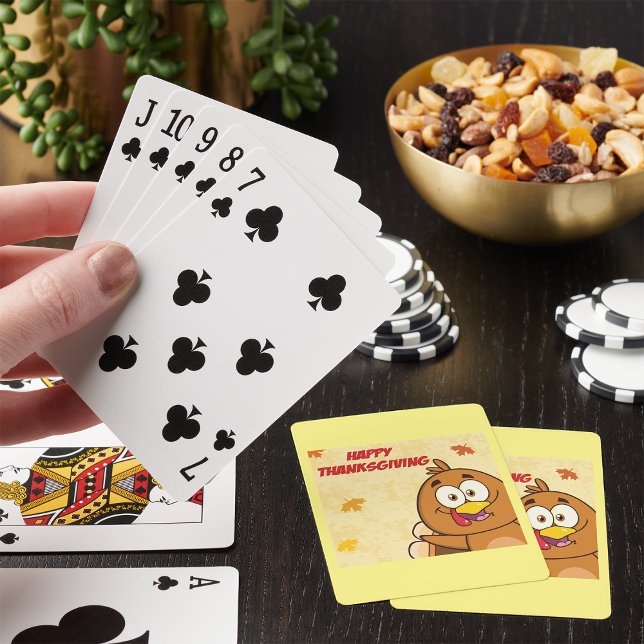 Baraja De Cartas Gracioso Día de Acción de Gracias (Subido por el creador)