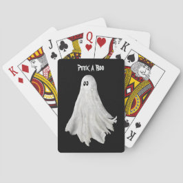 Baraja De Cartas Gracioso Fantasma Del Pasado Dibujo De Halloween