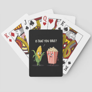 Baraja De Cartas Gracioso palomitas de maíz al estilo Kawaii Popped