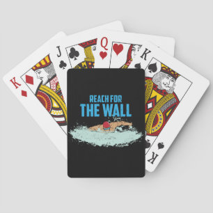 Baraja De Cartas Gracioso Regalo De Natación Cotizada De Natación