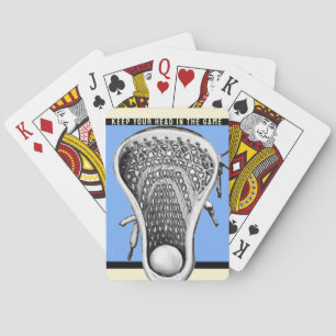 Baraja De Cartas Gracioso regalo Lacrosse