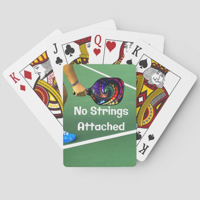 Baraja De Cartas Gracioso Sin Correas Atadas (Reverso)