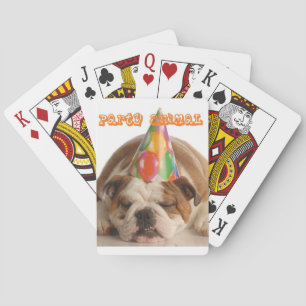 Baraja De Cartas Graciosos regalos de Bulldog-Fiesta Bulldog para d