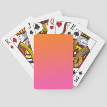 Gradiente naranja y rosa