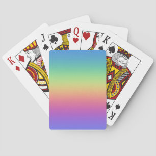 Baraja De Cartas Gradiente profundo del arcoiris