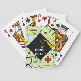 Baraja De Cartas Grado divertido de la Escuela de Enfermería de Enf