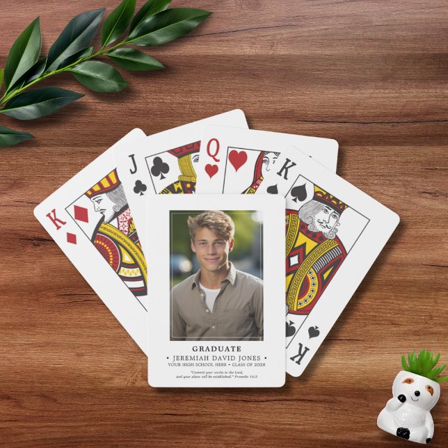 Baraja De Cartas Graduación de fotos simple y moderna (Subido por el creador)