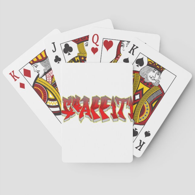 Baraja De Cartas Graffiti (Reverso)
