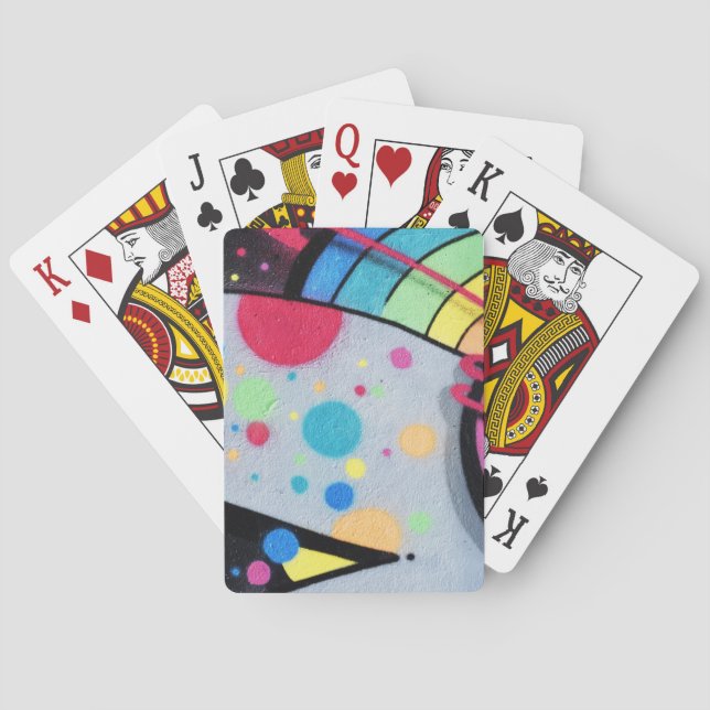 Baraja De Cartas graffiti modesto (Reverso)