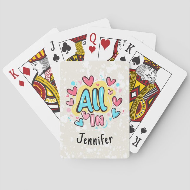 Baraja De Cartas Graffiti personalizado (Reverso)