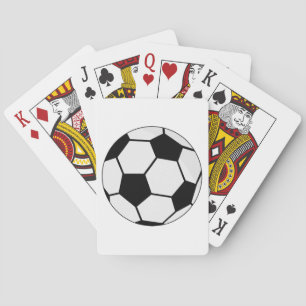 Baraja De Cartas Gráfico clásico de balón de fútbol para fanático t