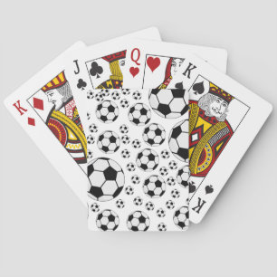 Baraja De Cartas Gráfico clásico de balón de fútbol para fanáticos
