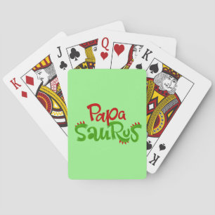 Baraja De Cartas Gráfico de Papa Saurus