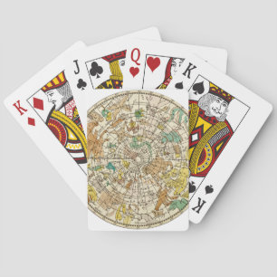 Baraja De Cartas Gráfico y mapa de constelaciones de estrellas del 