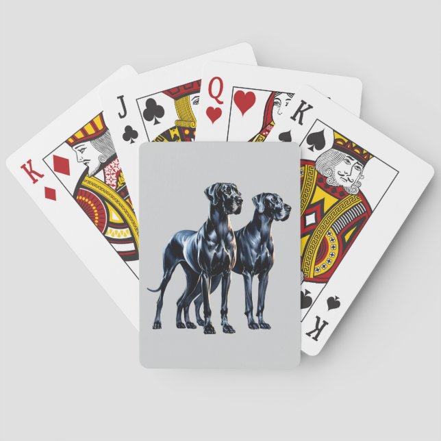 Baraja De Cartas Gran acuarela danesa (Reverso)