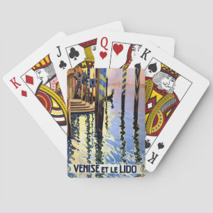 Baraja De Cartas Gran Canal Venecia Italia Viaje