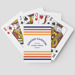 Baraja De Cartas Gran Cañón Cabina Club Personalizado Escudo Huelga