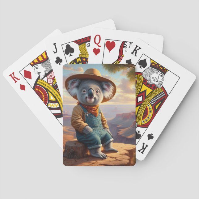 Baraja De Cartas Gran Cañón de Koala (Reverso)