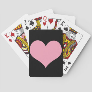 Baraja De Cartas Gran Corazón de Amor Rosa