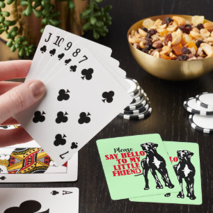 Baraja De Cartas Gran declaración divertida de Dane