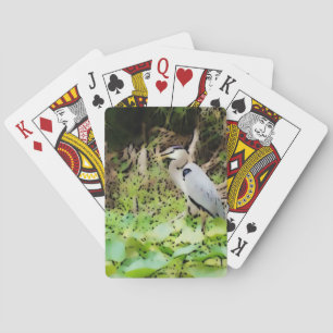 Baraja De Cartas Gran garza azul