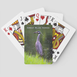 Baraja De Cartas Gran garza azul