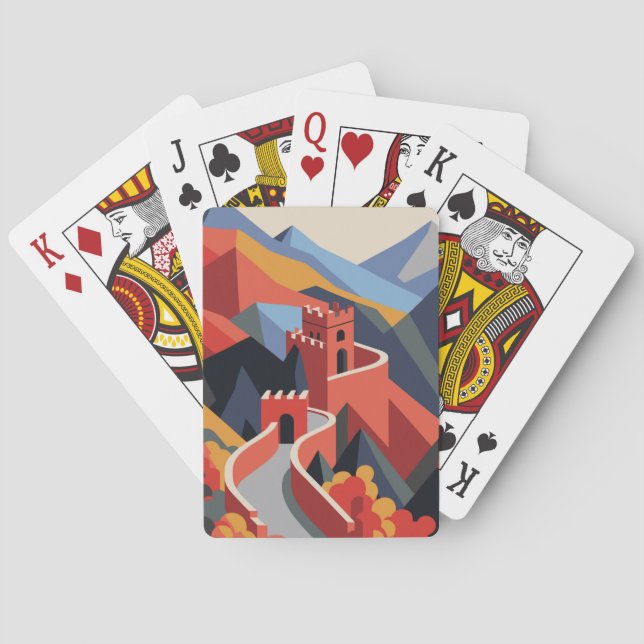 Baraja De Cartas Gran Muralla de China (Reverso)
