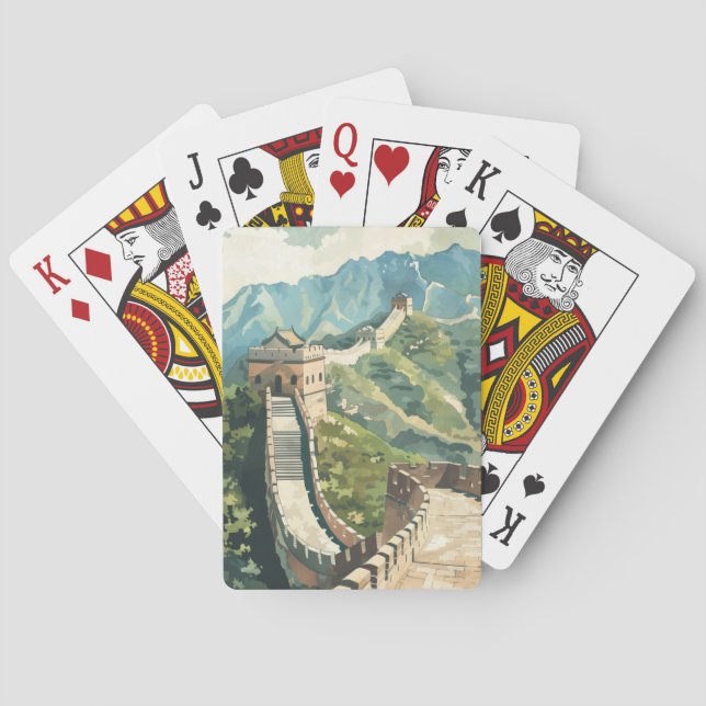Baraja De Cartas Gran Muralla de China (Reverso)