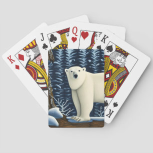 Baraja De Cartas Gran Oso Blanco Del Norte