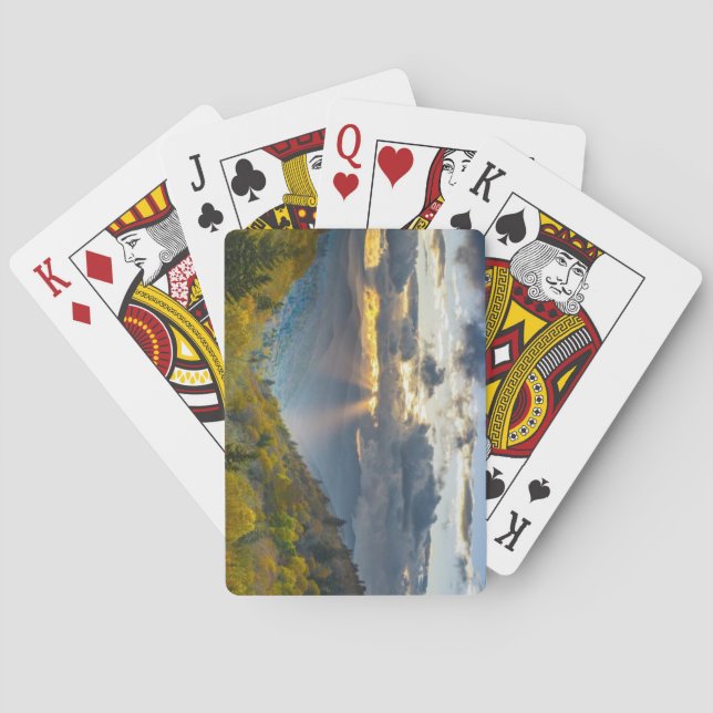 Baraja De Cartas Gran Parque Nacional de Montañas Smoky, Tennessee (Reverso)