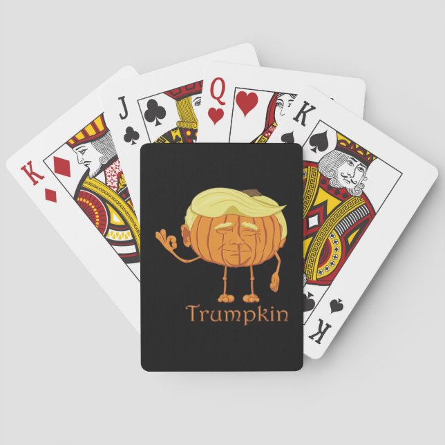 Baraja De Cartas Gran Trumpkin perfecto y clásico (Reverso)