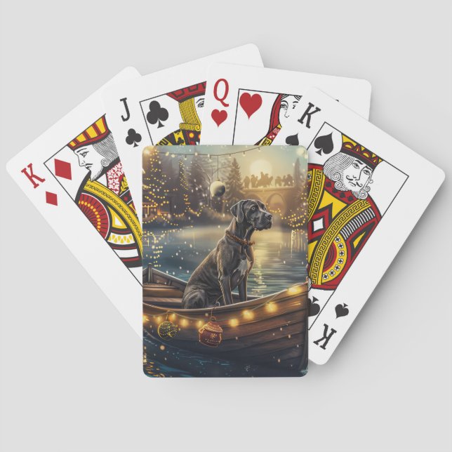 Baraja De Cartas Gran Viaje Navideño del Dán Grande (Reverso)