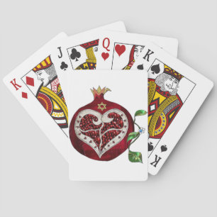 Baraja De Cartas Granada Judía Corazón Hanukkah Rosh Hashanah